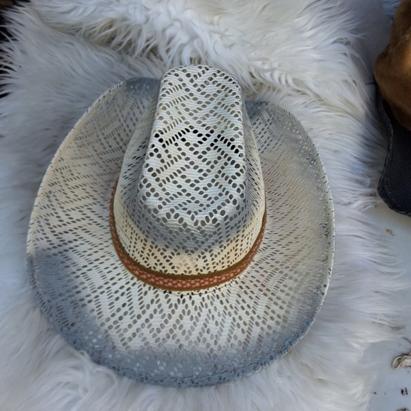 Vintage Mexican Straw‎ Cowboy Hat 7.25 NWOT - Picture 5 of 10